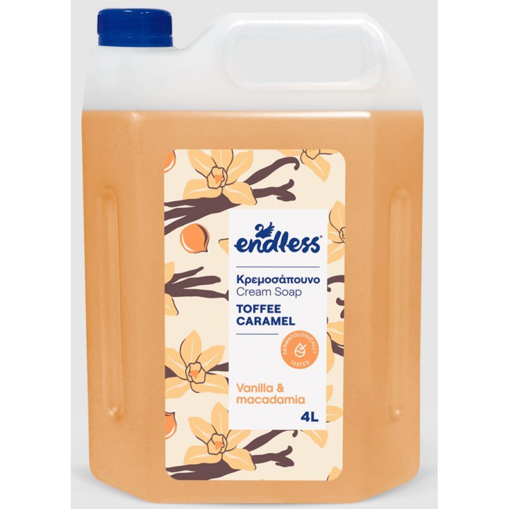 ENDLESS ΚΡΕΜΟΣΑΠΟΥΝΟ 4LT TOFFEE CARAMEL ΑΝΑΛΩΣΙΜΑ