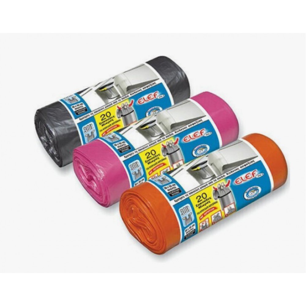 Elef Σακούλες Απορριμμάτων 50x55cm 30lt XΛK3 Elef (20 τεμ) ΑΝΑΛΩΣΙΜΑ