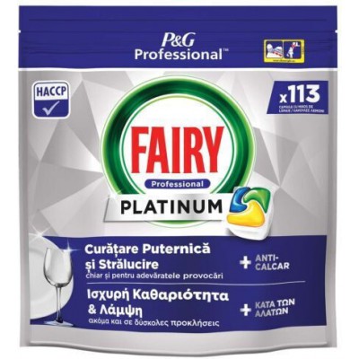 Fairy Professional Platinum 113 Λεμόνι Κάψουλες Πλυντηρίου Πιάτων