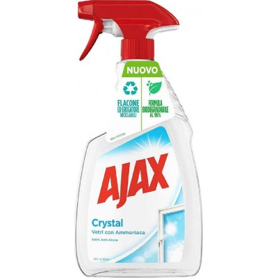 Ajax Crystal Clean Καθαριστικό Spray Τζαμιών 750ml