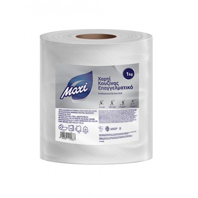 Maxi Χαρτί Κουζίνας Ρολό Μονόφυλλο 1000gr (6106001)