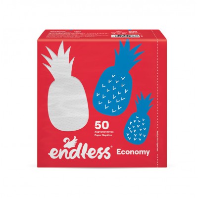 Endless Economy Χαρτοπετσέτες 50τεμ. Λευκές 