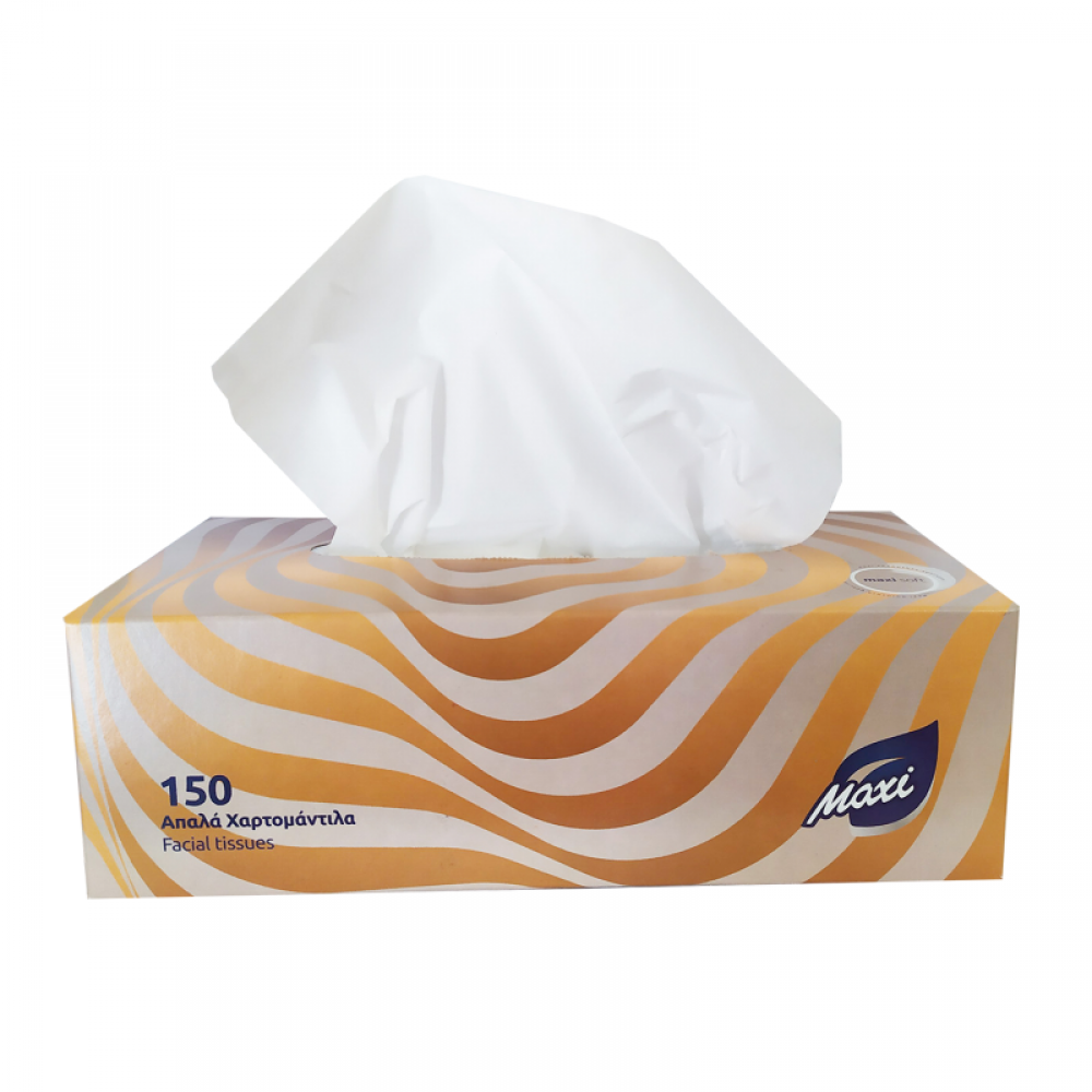 Maxi 150 Χαρτομάντηλα Facial ΑΝΑΛΩΣΙΜΑ