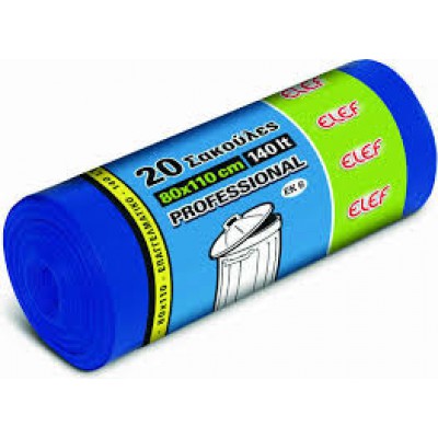 ΕK6 EL-EF 80χ110 cm / 140lt PROFESSIONAL (20 σακ./ρολό) 