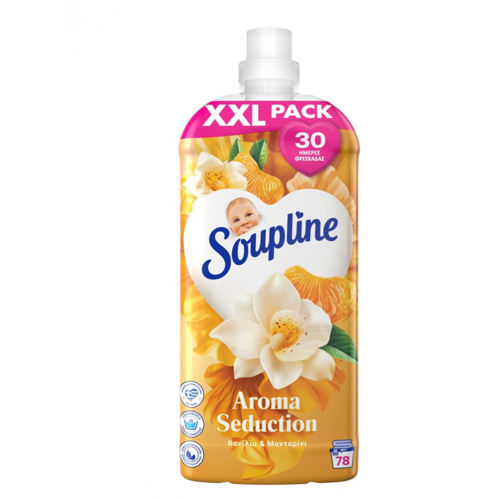 SOUPLINE ΜΑΛΑΚΤΙΚΟ ΣΥΜΠΥΚΝΩΜΕΝΟ 78 ΒΑΝΙΛΙΑ ΜΑΝΤΑΡΙΝΙ  ΑΝΑΛΩΣΙΜΑ