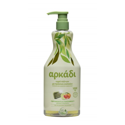 Αρκάδι Υγρό Πιάτων με Άρωμα Πράσινο Σαπούνι 550ml