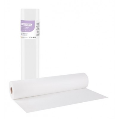 Soft Care Supreme Extra Plus 1ply Non-woven Εξετ. ρολό 58cm x 50m - Λευκό 40gr