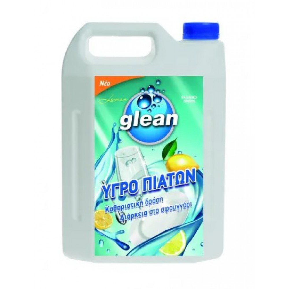 GLEAN ΥΓΡΟ ΠΙΑΤΩΝ ΛΕΜΟΝΙ 4 Lt ΑΝΑΛΩΣΙΜΑ