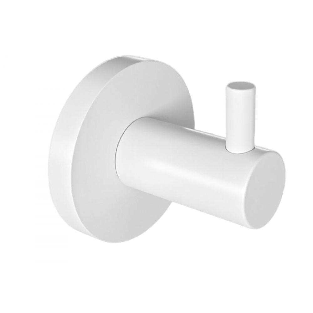 Verdi Sigma Άγκιστρο Μπάνιου Μονό Λευκό 3030201