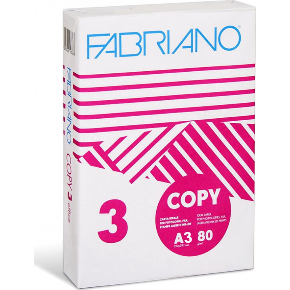 Fabriano Copy 3 Χαρτί A3 Εκτύπωσης 80gr/m² 500 φύλλα
