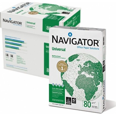 Navigator Universal Χαρτί Εκτύπωσης A4 80gr/m² 5x500 φύλλα 