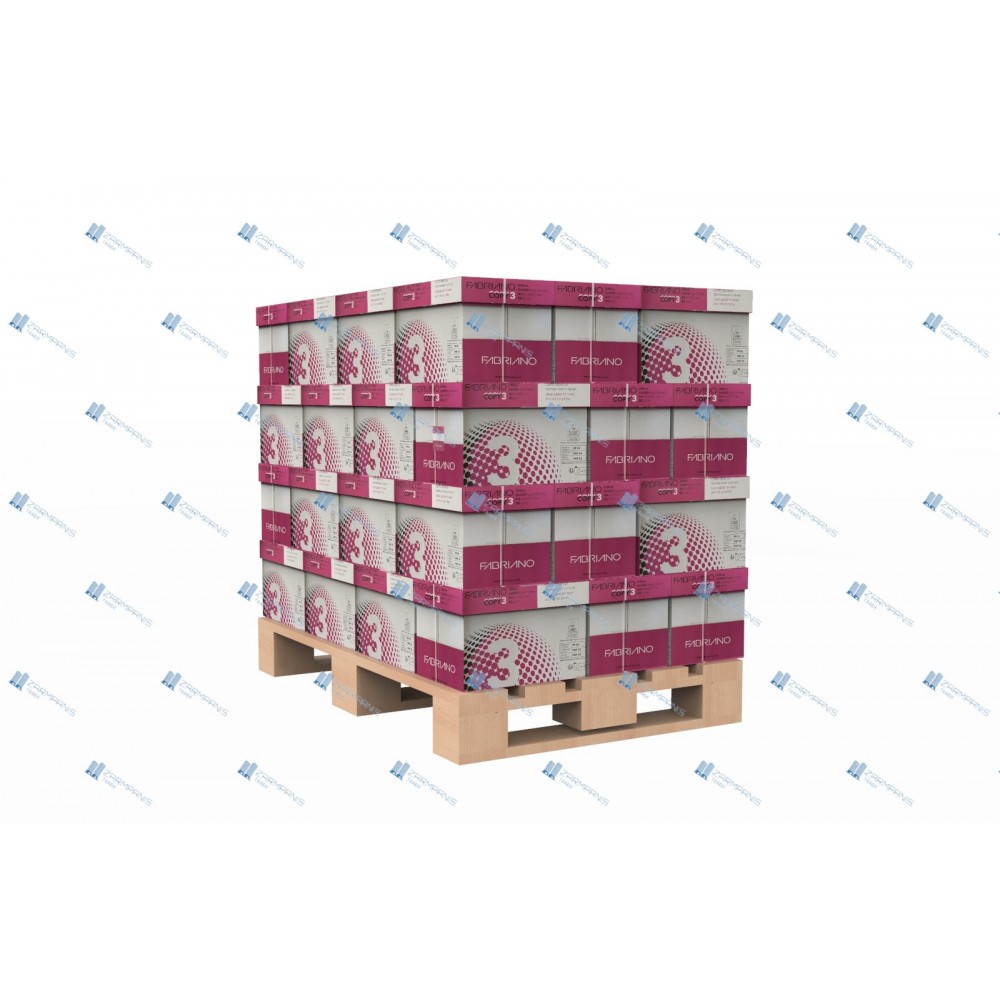 Παλέτα Fabriano Copy 3 Χαρτί A4 Εκτύπωσης  80gr/m²  50 Κουτιά x 5 πακέτα x 500 φύλλα