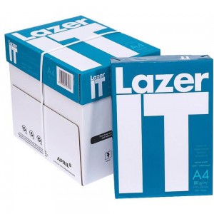 Παλέτα April Lazer IT Χαρτί A4 Εκτύπωσης  80gr/m²  60 Κουτιά x 5 πακέτα x 500 φύλλα