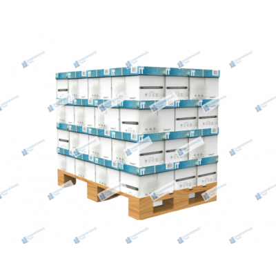 Παλέτα April Lazer IT Χαρτί A4 Εκτύπωσης  80gr/m²  60 Κουτιά x 5 πακέτα x 500 φύλλα