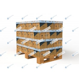 Παλέτα 300 Δεσμίδες April Ekon Χαρτί A4 Εκτύπωσης  80gr/m² 60 Κουτιά x 5 πακέτα x 500 φύλλα Φωτοτυπικό Χαρτί