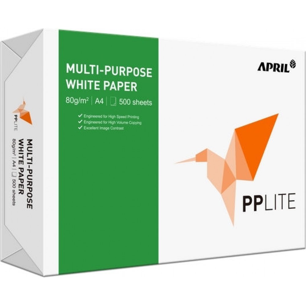 April April PP Lite 80gr/m² A4 500 φύλλα Φωτοτυπικό Χαρτί