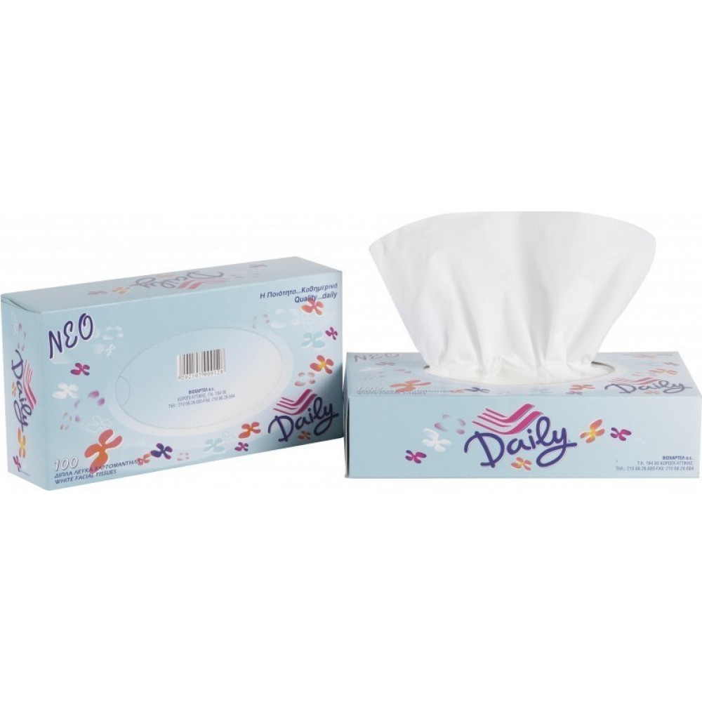 Χαρτομάντηλα αυτοκινήτου Daily Softcare 129.006 (100 τεμάχια ) ΑΝΑΛΩΣΙΜΑ