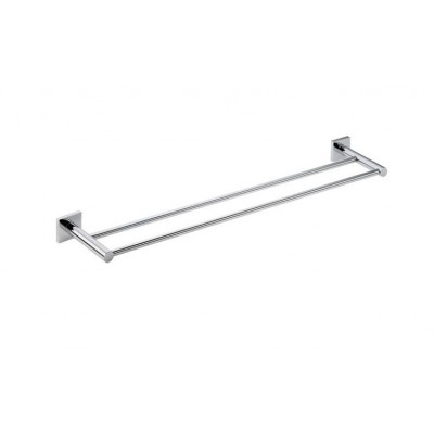 Verdi Delta Ράγα Μπάνιου Διπλή Επιτοίχια Ασημί 3062122 58cm