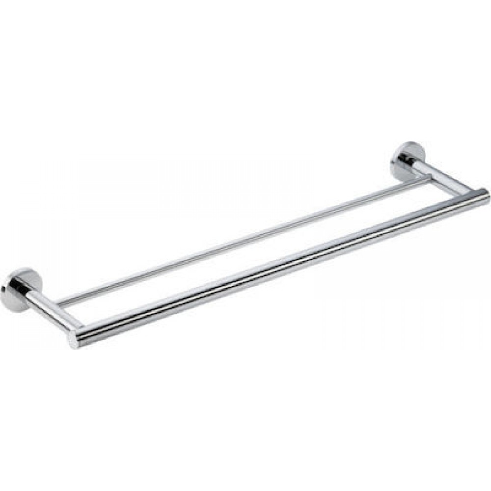 Verdi Sigma Ράγα Μπάνιου Διπλή Επιτοίχια Ασημί 3033122