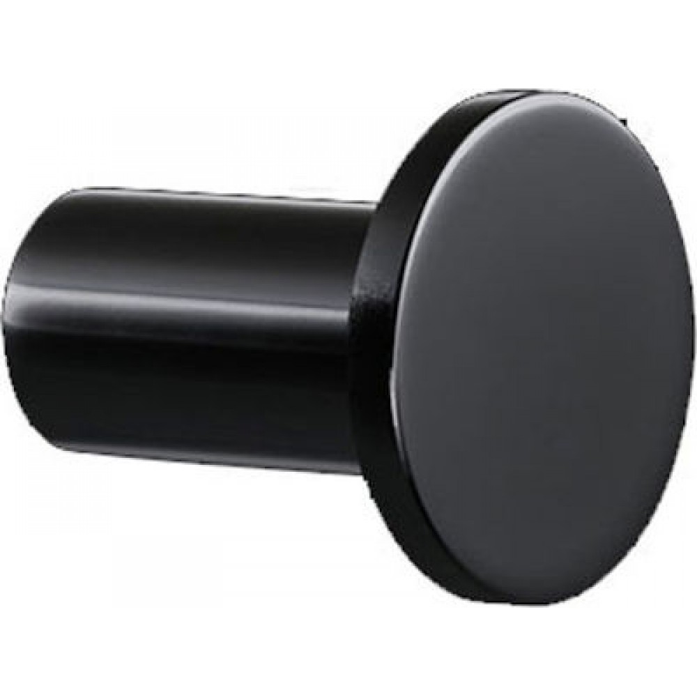 Verdi Omicron Άγκιστρο Μπάνιου Μονό Μαύρο 3021205