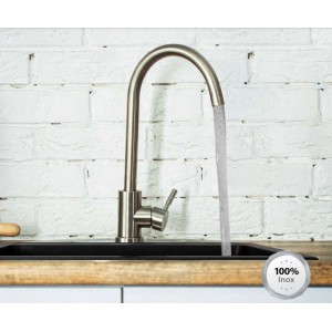 ΜΠΑΤΑΡΙΑ ΚΟΥΖΙΝΑΣ INOX ΜΑΤ HIT SLIM LINE ΚΑΜΠΥΛΩΤΗ 230ΜΜ 21230000007