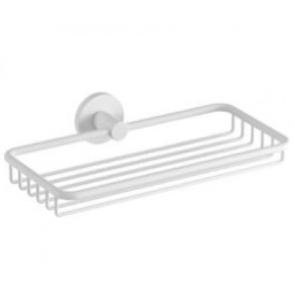 Verdi Sigma 3030701 Σπογγοθήκη Επιτοίχια Μεταλλική White Matt