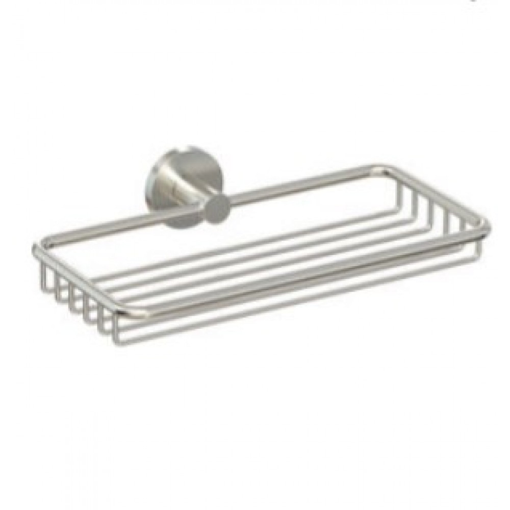 Verdi Omicron 3020778 Σπογγοθήκη Επιτοίχια Inox Ματ Γκρι