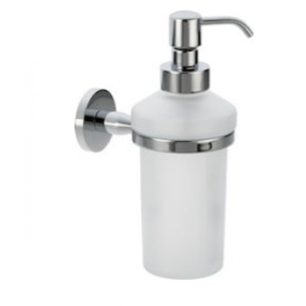 Verdi Sigma 3030022 3030022 Επιτοίχιο Dispenser Γυάλινο Ασημί