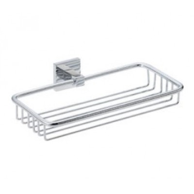 Verdi Cube 3070722 Σπογγοθήκη Επιτοίχια Inox Ασημί