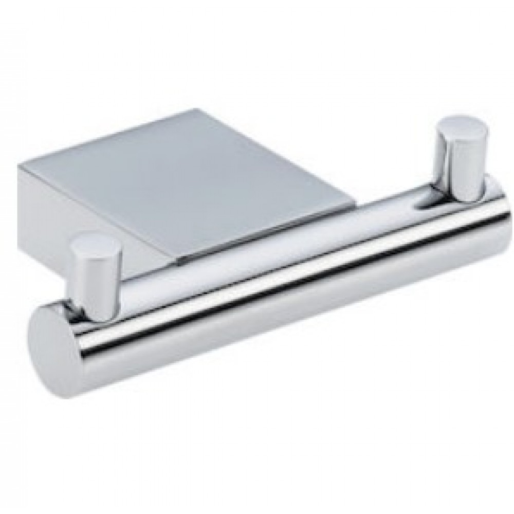 Verdi Lamda Άγκιστρο Μπάνιου Μονό ​6x6cm Ασημί 3010322 Αξεσουάρ Μπάνιου