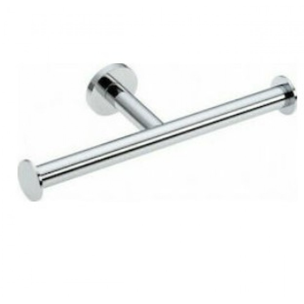 Verdi Omicron 3023478 Χαρτοθήκη Διπλή Επιτοίχια NICKEL MATT