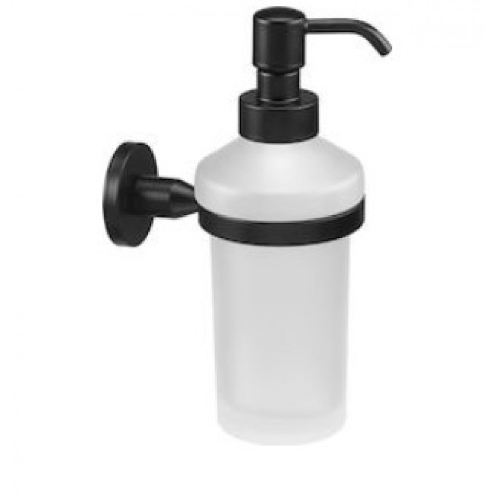 Verdi Sigma 3030005 Επιτοίχιο Dispenser Γυάλινο Μαύρο