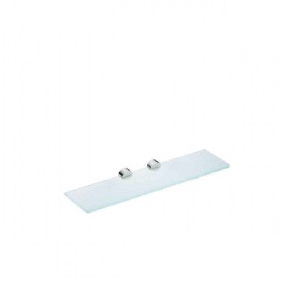 Verdi Lamda 3012822 Επιτοίχια Ραφιέρα Μπάνιου Γυάλινη με 1 Ράφι 60x11.5x3.8cm