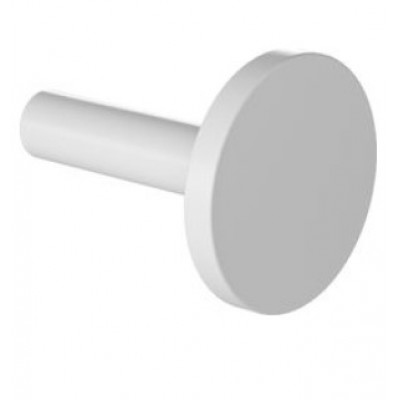 Verdi Lamda 3010301 Άγκιστρο Μπάνιου Μονό White Matt