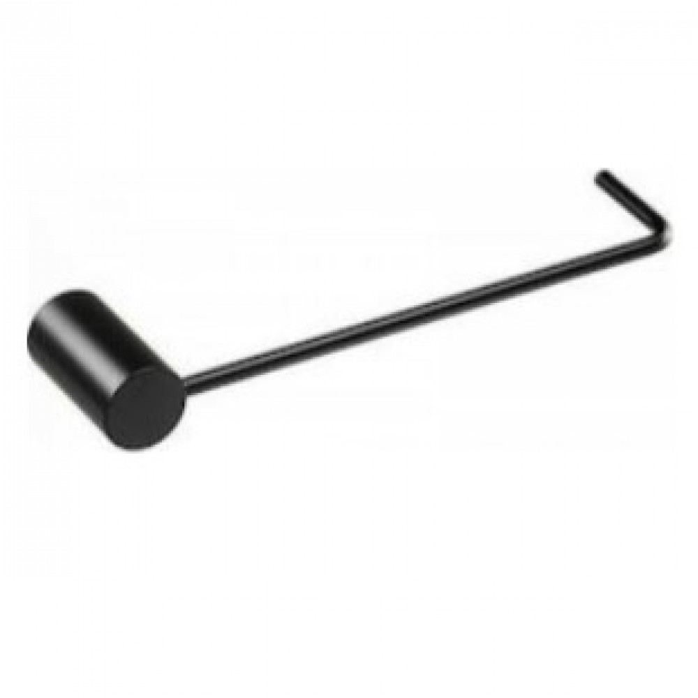 Verdi Lamda Κρίκος Μπάνιου Μονός ​27x3.8cm Μαύρος 3011305