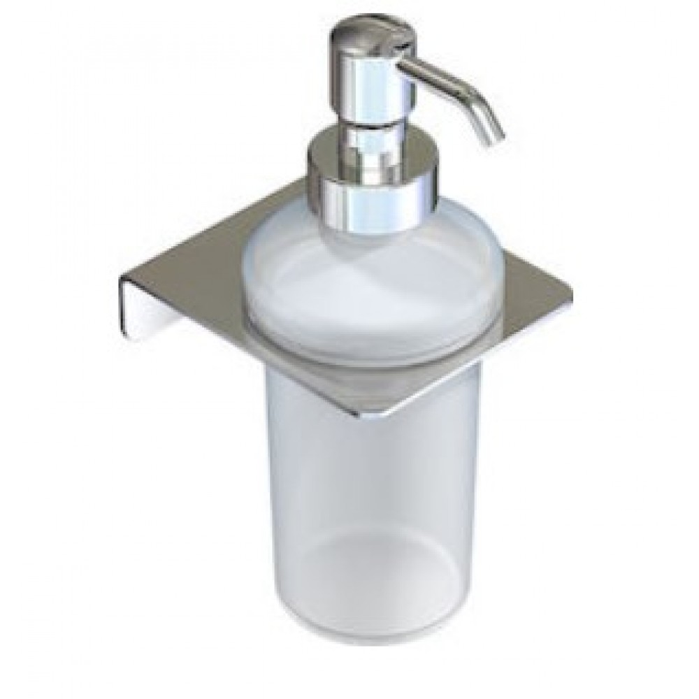 Verdi Epsilon 3050022 Επιτοίχιο Dispenser Γυάλινο Ασημί