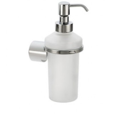 Verdi Lamda 3010022 Επιτοίχιο Dispenser Γυάλινο Ασημί