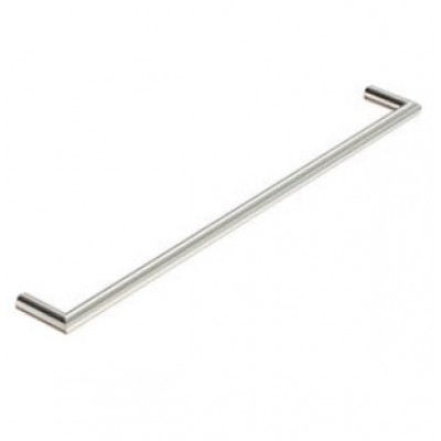 Verdi Lamda Ράγα Μπάνιου Μονή Επιτοίχια ​38x8.5cm Ασημί 301A478