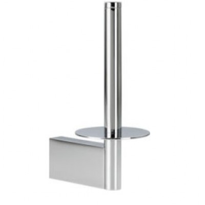 Verdi Omega 3004422 Χαρτοθήκη Επιτοίχια Inox Ασημί