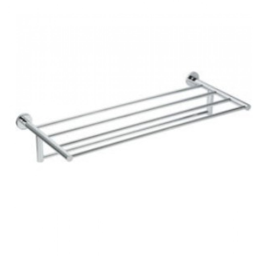 Verdi Sigma Ραφιέρα Μπάνιου 5 Θέσεων Επιτοίχια Ασημί 3033822