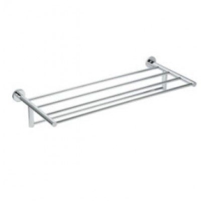 Verdi Sigma Ραφιέρα Μπάνιου 5 Θέσεων Επιτοίχια Ασημί 3033822