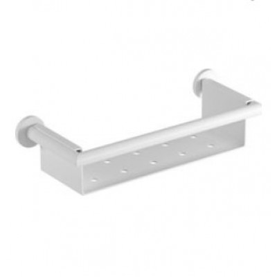 Verdi Omicron 3024701 Σπογγοθήκη Επιτοίχια Μεταλλική White Matt