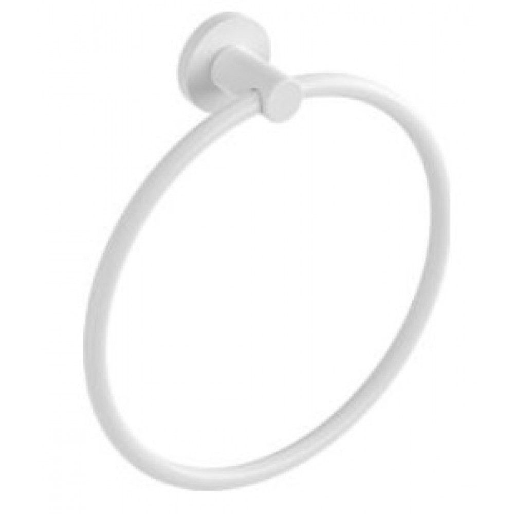 Verdi Omicron 3020301 Κρίκος Μπάνιου Μονός White Matt