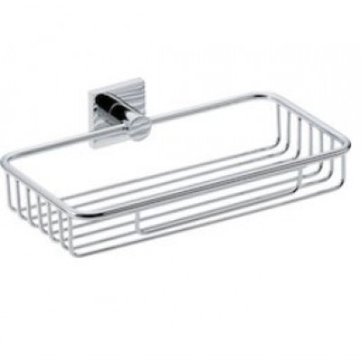 Verdi Delta 3060722 Σπογγοθήκη Επιτοίχια Inox Ασημί