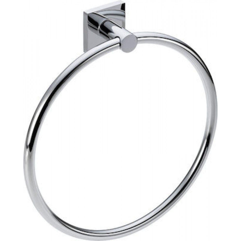 Verdi Delta Κρίκος Μπάνιου Μονός Ασημί 3060322