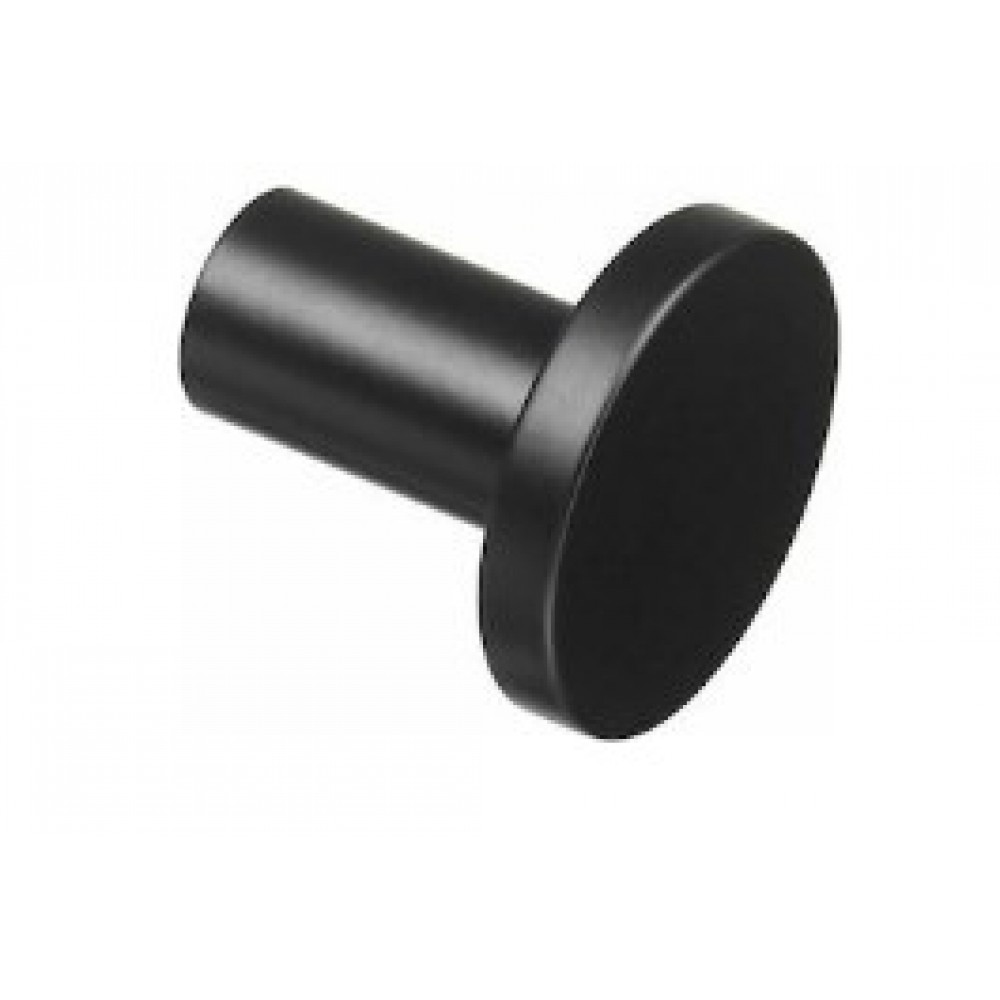 Verdi Lamda Άγκιστρο Μπάνιου Μονό ​3.8x3.8cm Μαύρο 3010205