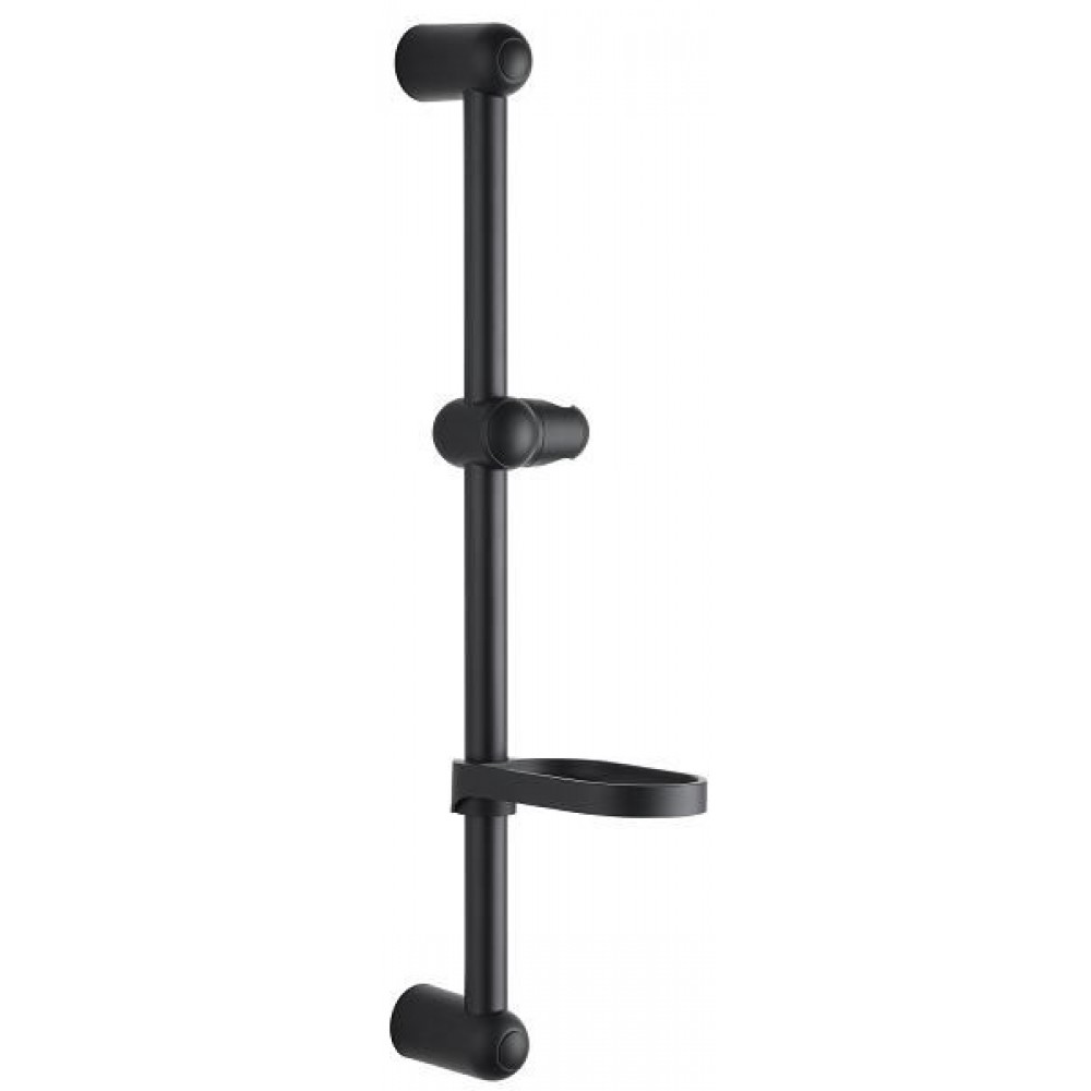 VISTA- ΒΕΡΓΑ ΝΤΟΥΣ 60CM*DIA BLACK MAT ΜΕ ΣΑΠΟΥΝΟΘΗΚΗ